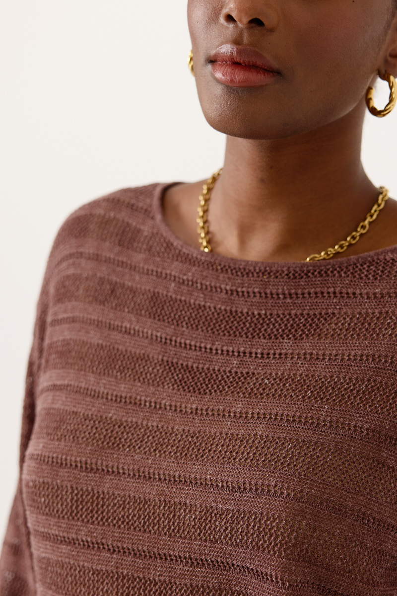 JERSEY LIVORA COLOR MARRÓN 1